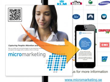 Digital business cards and presentations using QR codes by Jonas Lundman